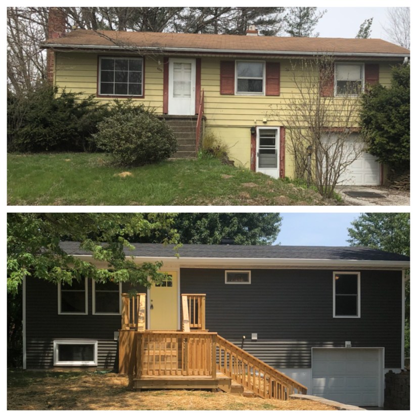 cedar exterior after